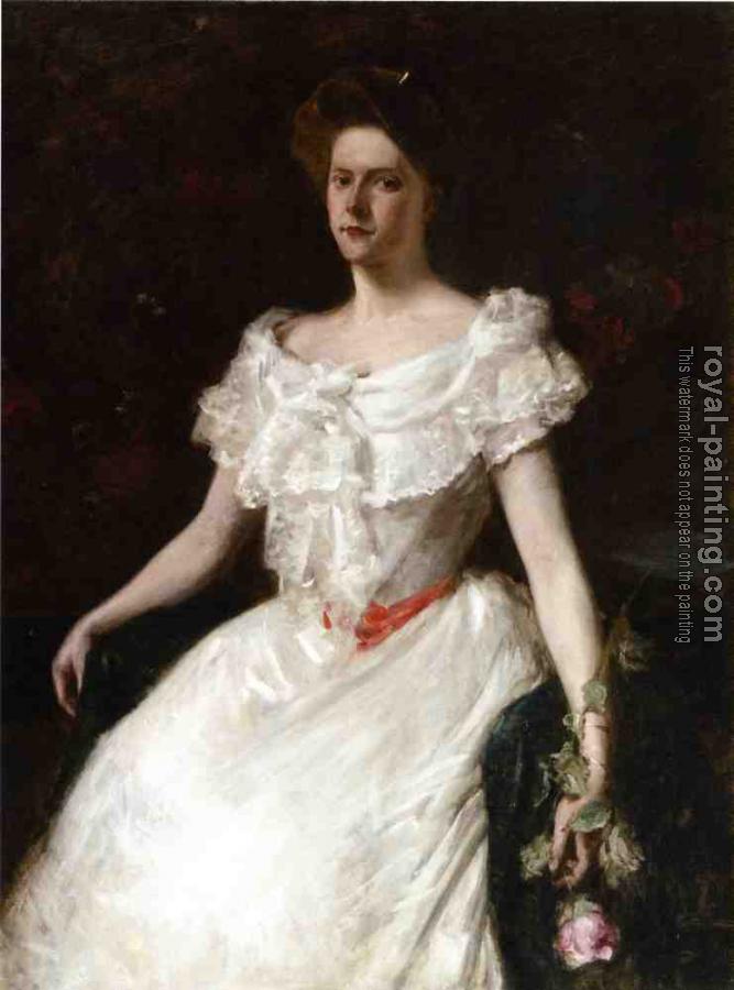 William Merritt Chase : Lady with a Rose